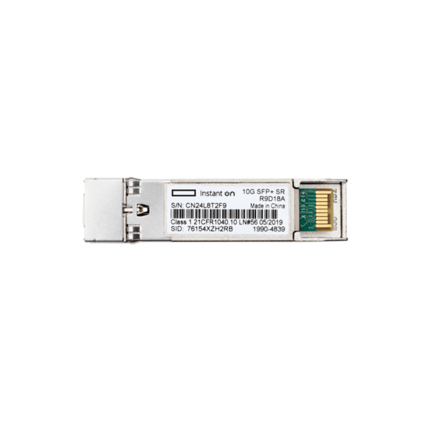 Aruba Instant On 10G SFP+ LC SR 300m MMF XCVR | 2 Year | R9D18A