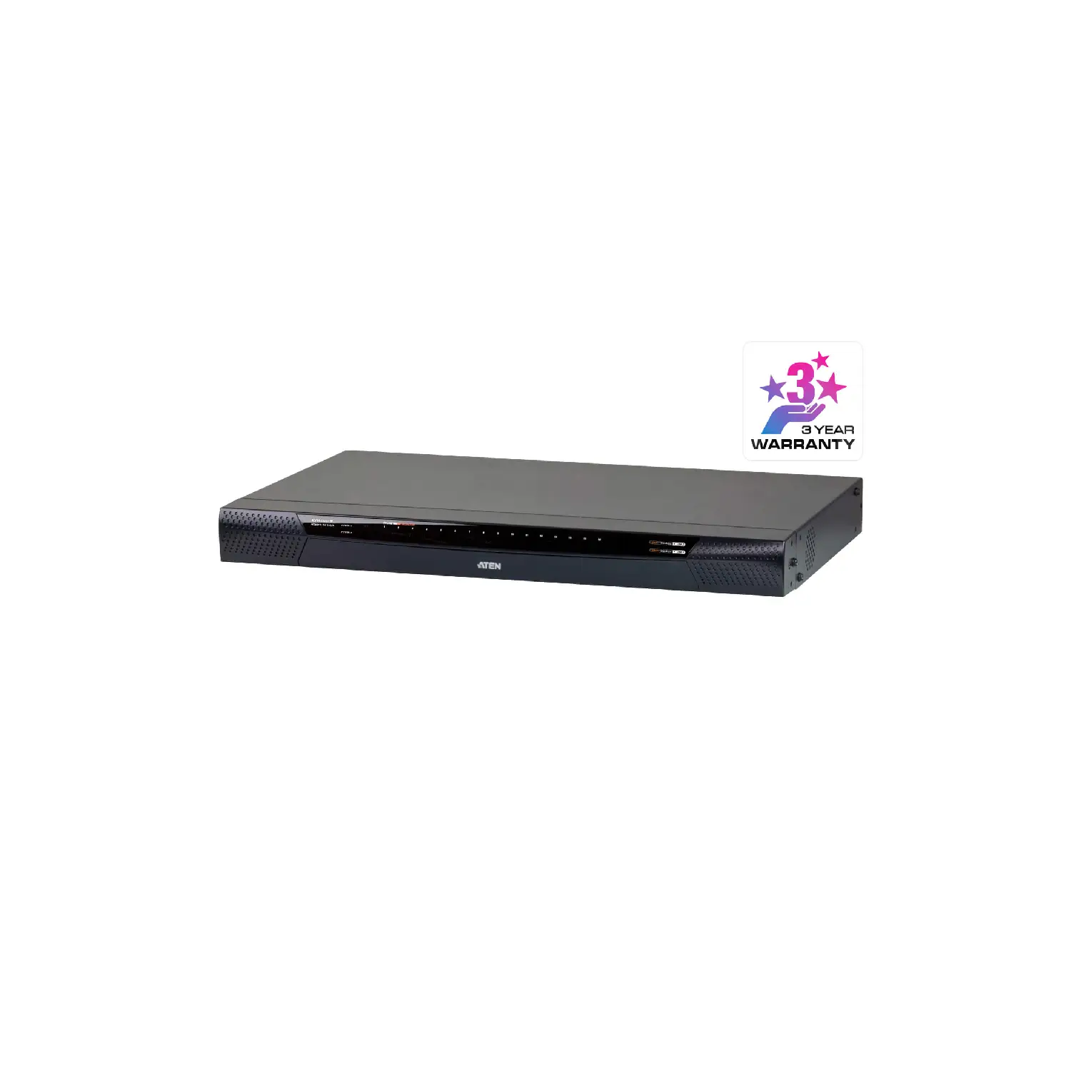 ATEN | 16-Port KVM over IP Switch with Virtual Media (1920 x 1200), 1-Local/1-Remote Access | KN1116VA-AX-E