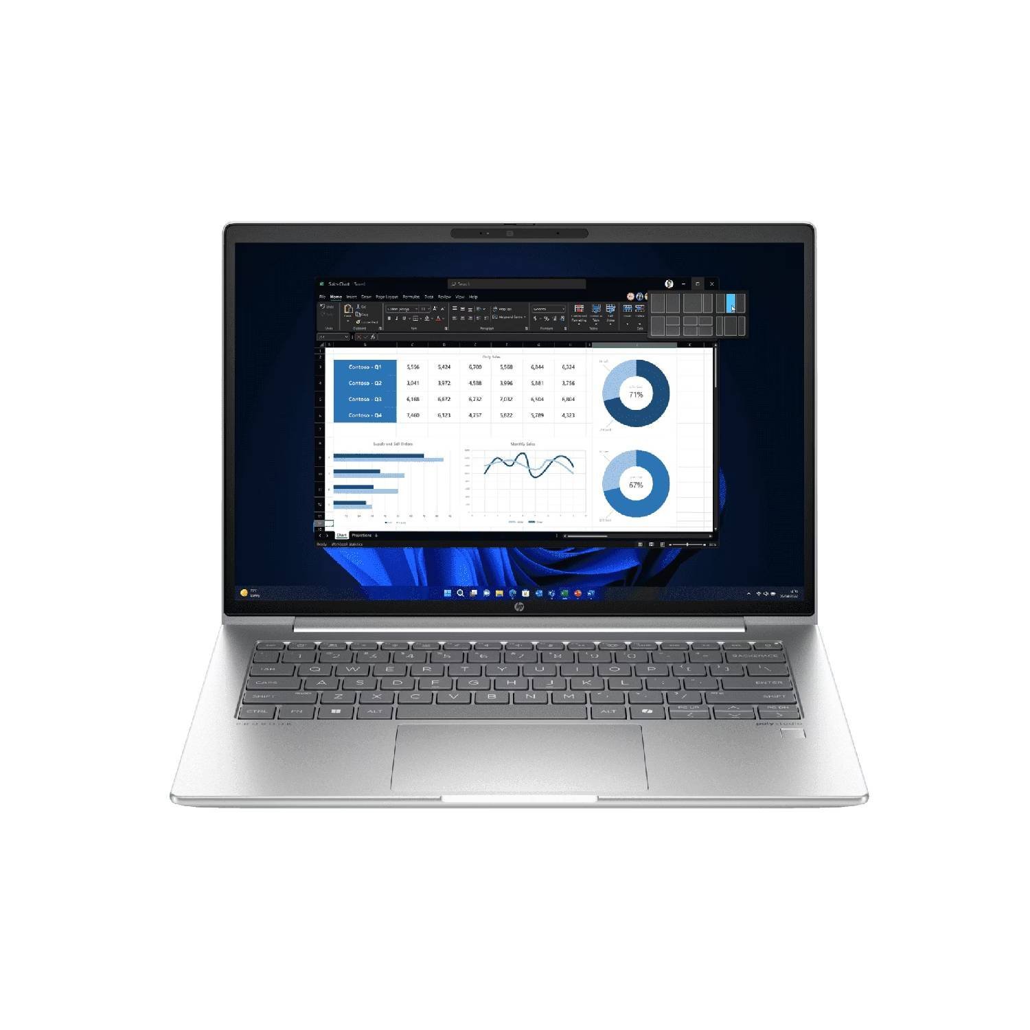 HP ProBook 440 G11 Notebook | Intel® Core™ Ultra 7 155U | Intel® Graphics | 16 GB | 512 GB SSD | 14″WUXGA | Free DOS | 1 Years