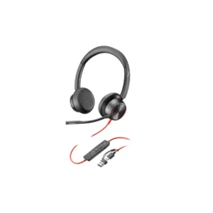 Poly Blackwire 8225 Stereo USB-C Headset +USB-C/A Adapter | 8X223AA