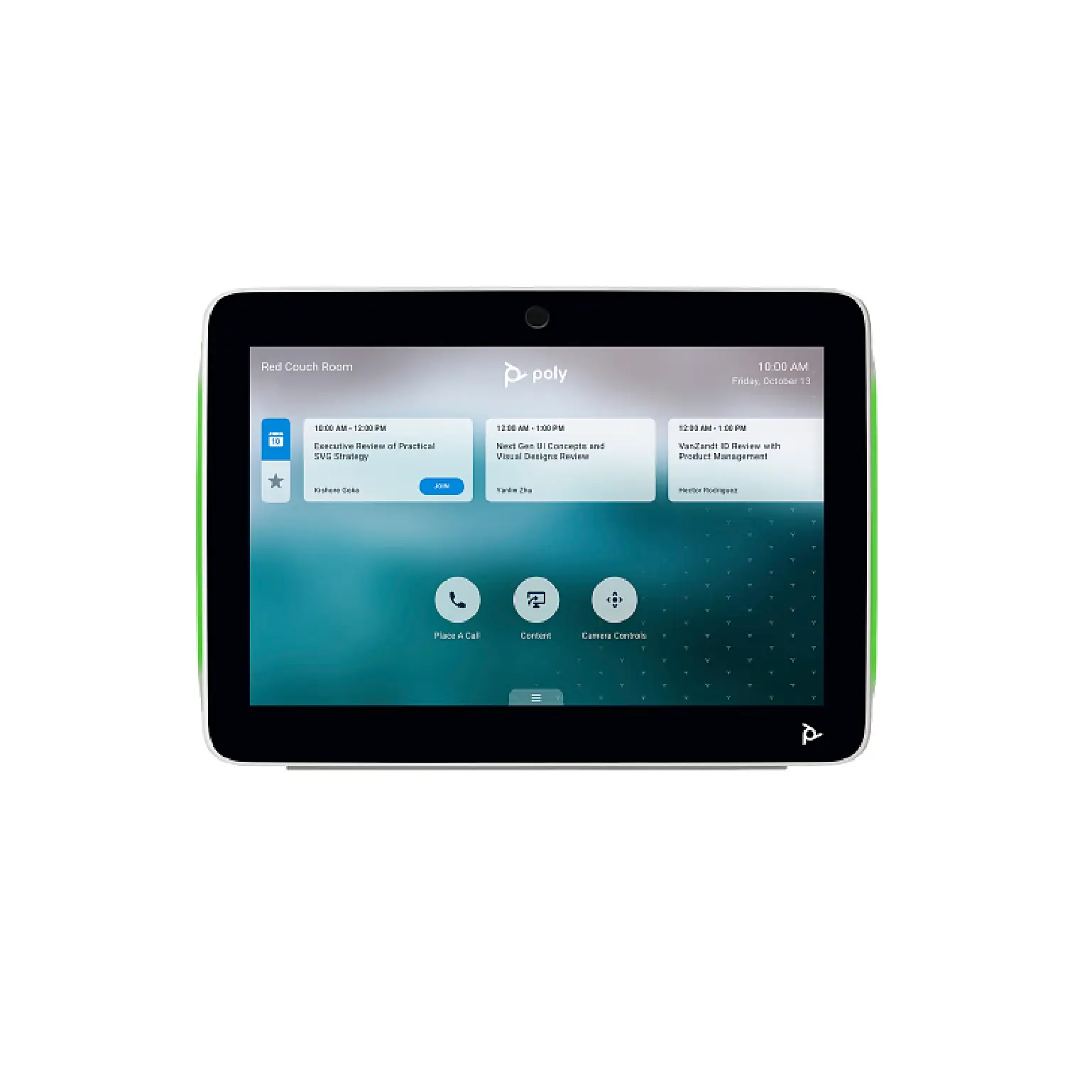 Poly TC10 Touch Controller Black (875K5AA) 1 See Every Expression